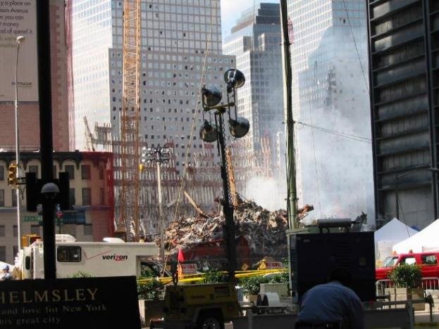 Ground Zero several days after 9/11
