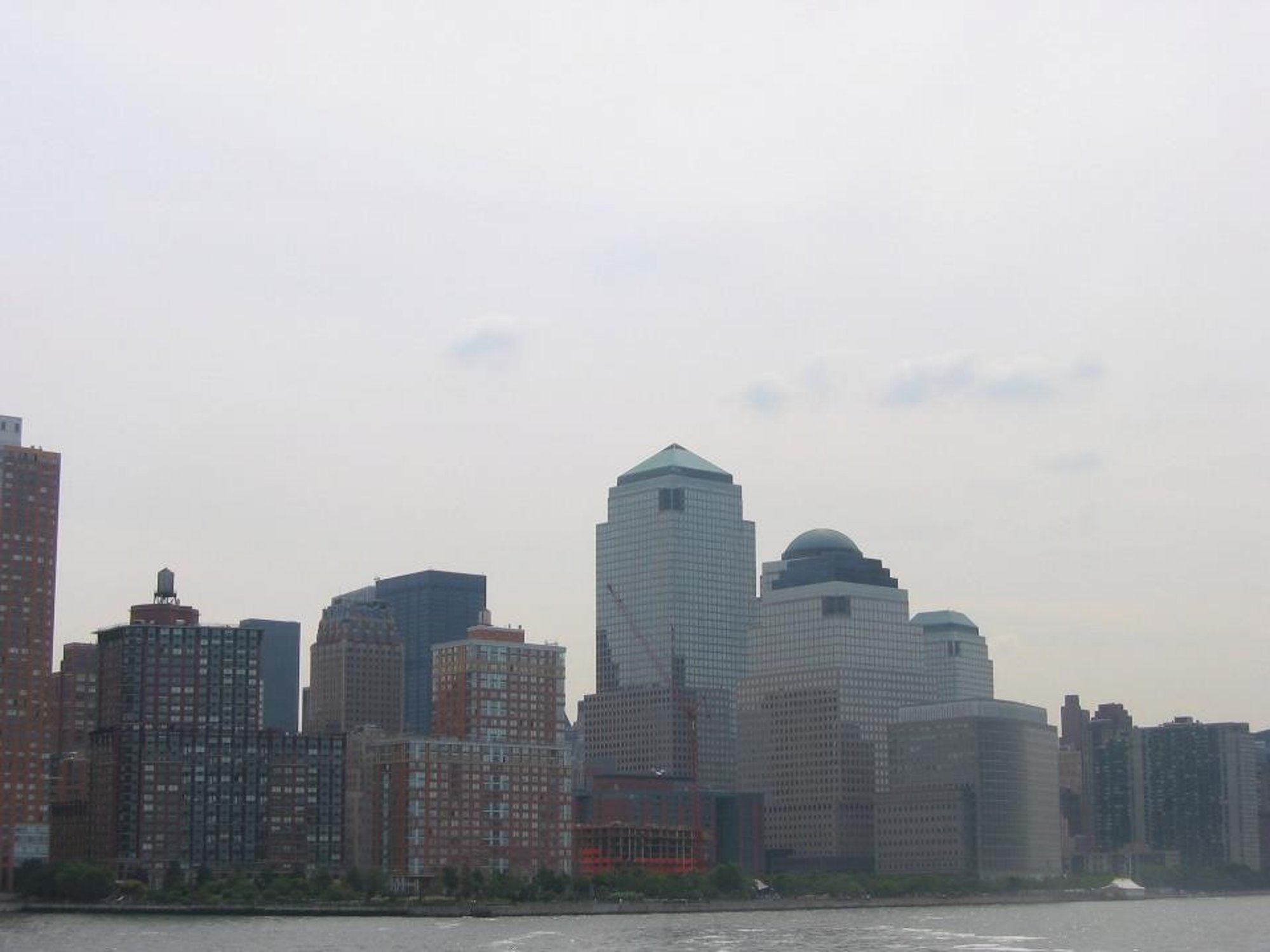 Downtown Manhattan view without the WTC