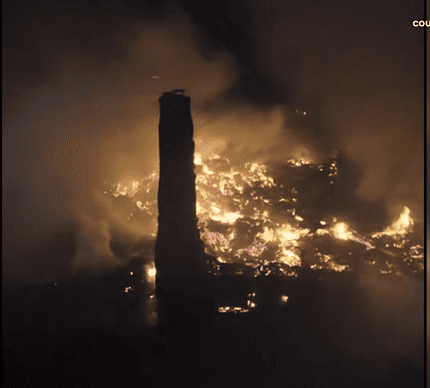 lodge destroyed in Minnesota