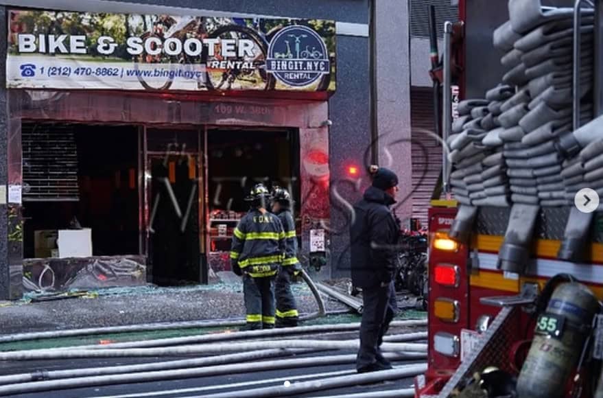 On December 3rd, two fires erupted overnight in a Midtown Manhattan e-bike rental store. New York's firefighters faced challenges...