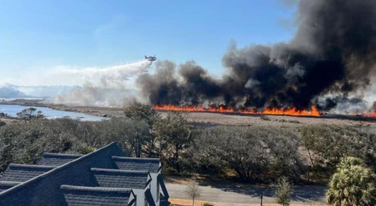 Massive Wildfires in South Carolina